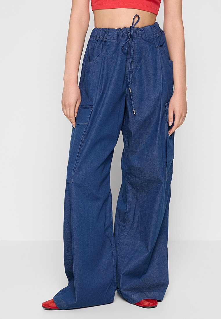 Replay Baggy jeans donkerblauw