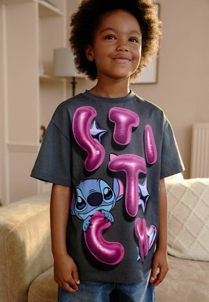 Next DISNEY STITCH LICENSE  - T-shirts print - charcoal grey