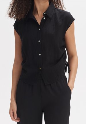Overhemdblouse - black