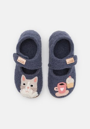 BALLERINA KÄTZCHEN & TASSE - Pantuflas - winternacht