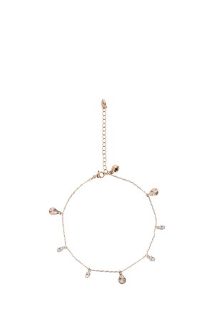 Enkelbandjes - rose gold/white