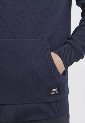 Sweat à Capuche Oversize Homme Solid BT Tammo – 100% Coton BCI – Tailles Grandes Jusqu'à 6XL – Bleu Insignia