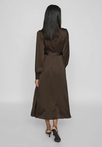 VILA WICKEL LANGÄRMELIGES MIDI - Day dress - coffee bean