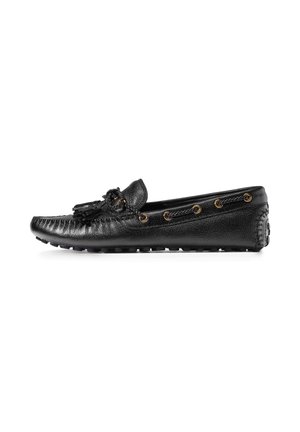 GISSELLA DRIVERS - Boat shoes - black ltr