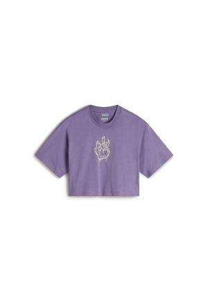FIRE IN YOUR HEART - Print T-shirt - purple haze