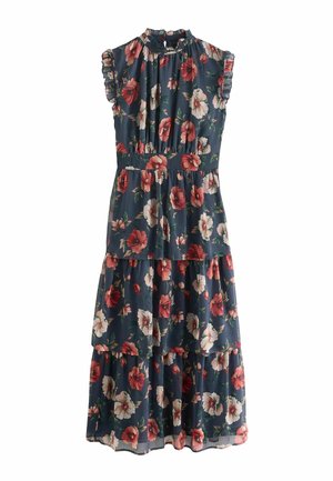Next PETITE FIT   - Denní šaty - navy blue floral