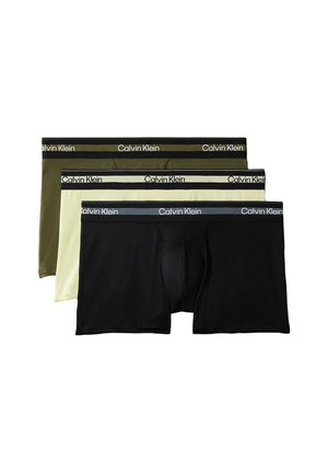 Calvin Klein 3 PACK  - Calzoncillos bóxer cortos - black olive night white jade