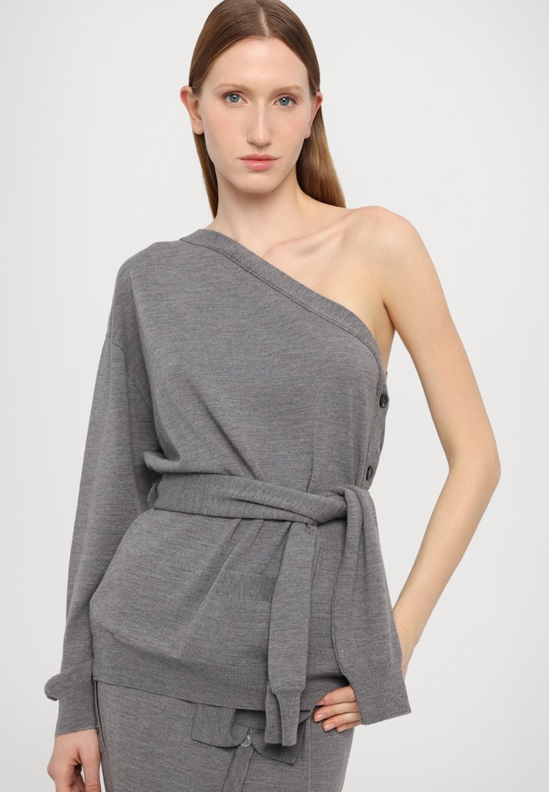 MOSCHINO SWEATER Strickpullover grey/grau Zalando