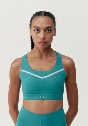 Born Living Yoga LUNA - High support sports bra - verde