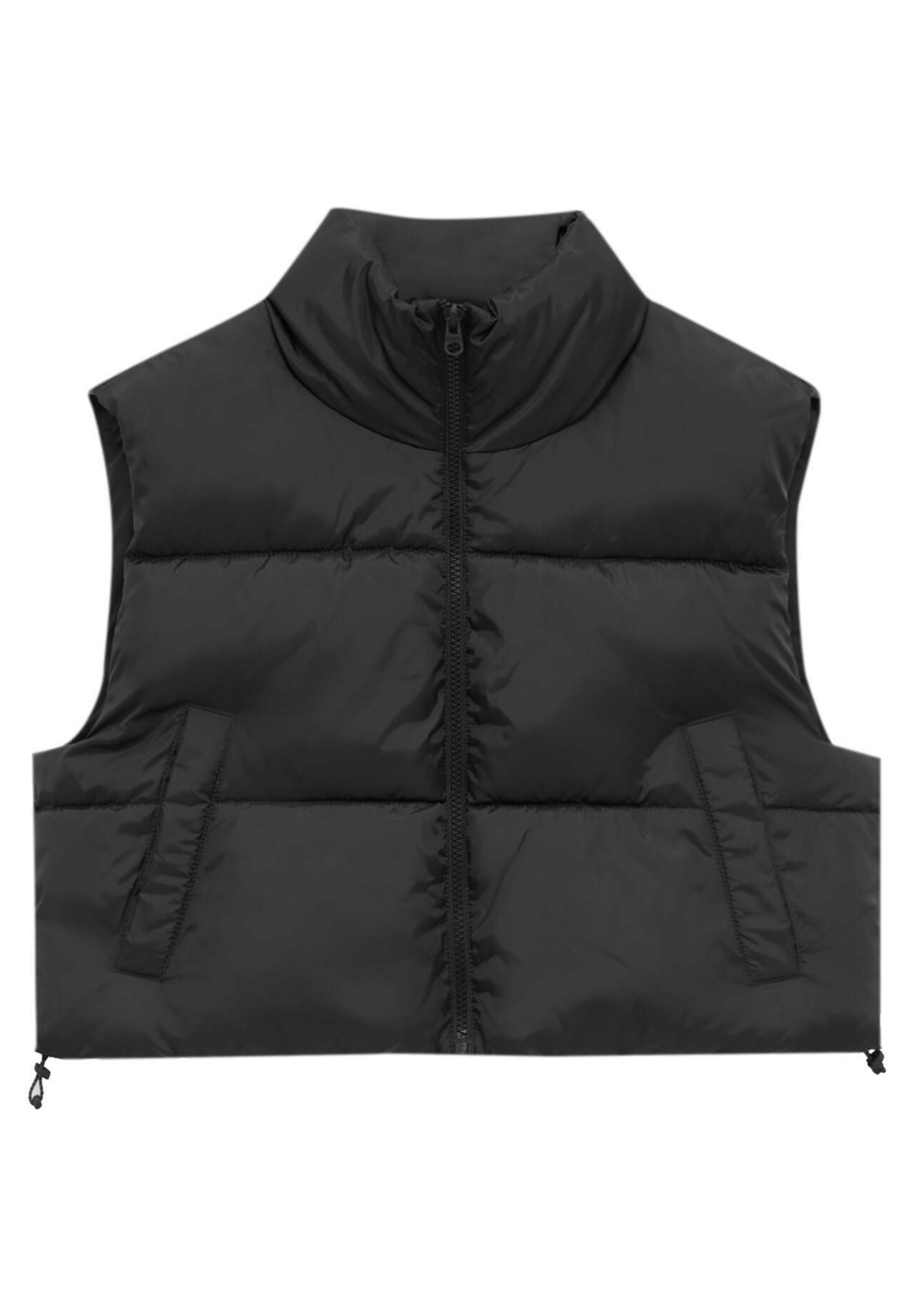 black collared waistcoat