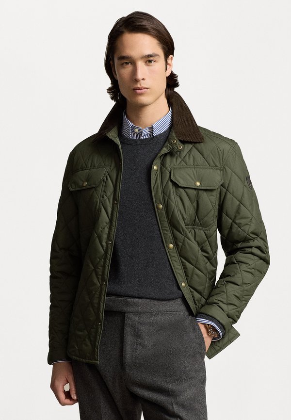 QUILTED JACKET - Light jacket - company olive