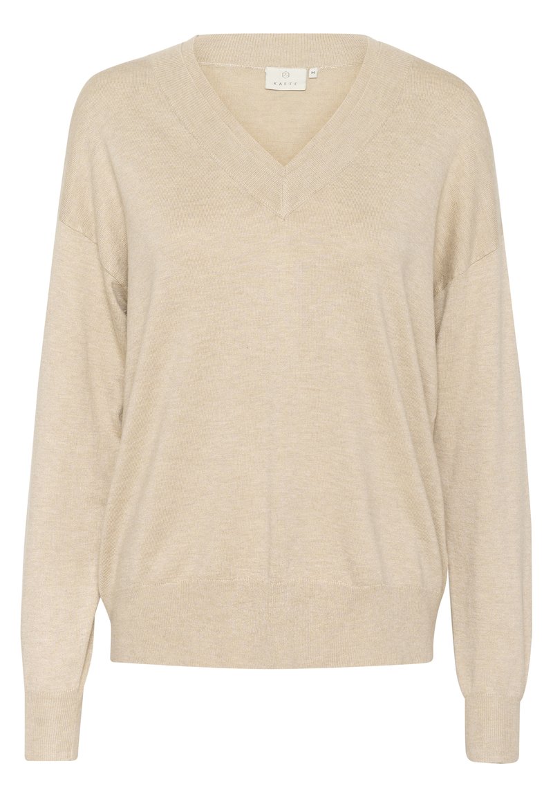 Kaffe Trui beige mêleerd
