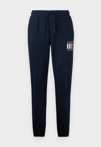 Tommy Jeans SLIM FLAG - Trainingsbroek - dark night navy