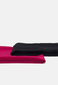 Anna Field 2 PACK - Lenço de cabeça - black/pink
