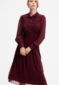 Smart and Joy Robe chemise - aubergine
