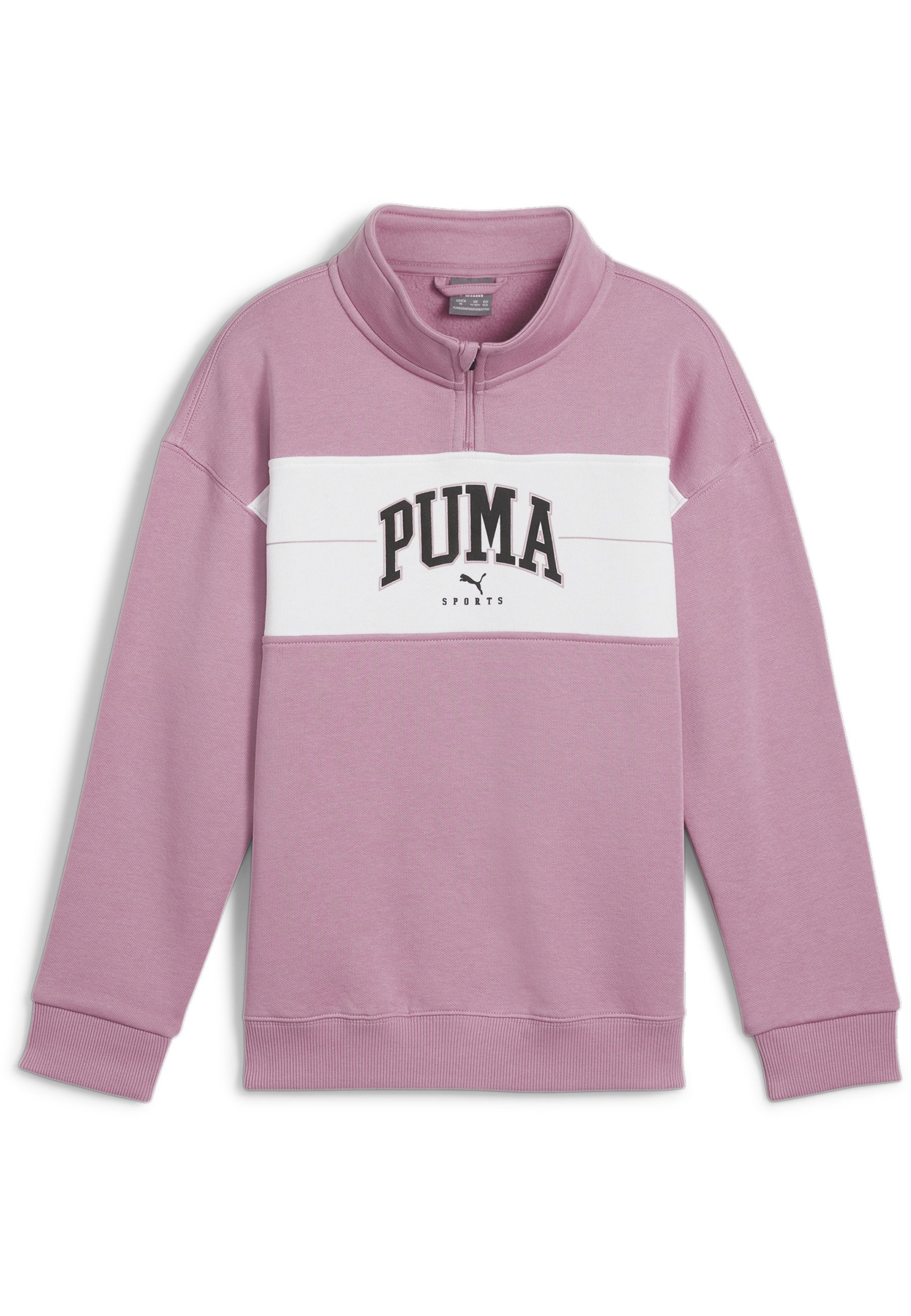 Puma SQUAD HALF-ZIP Sweatshirt mauved out/light pink Zalando