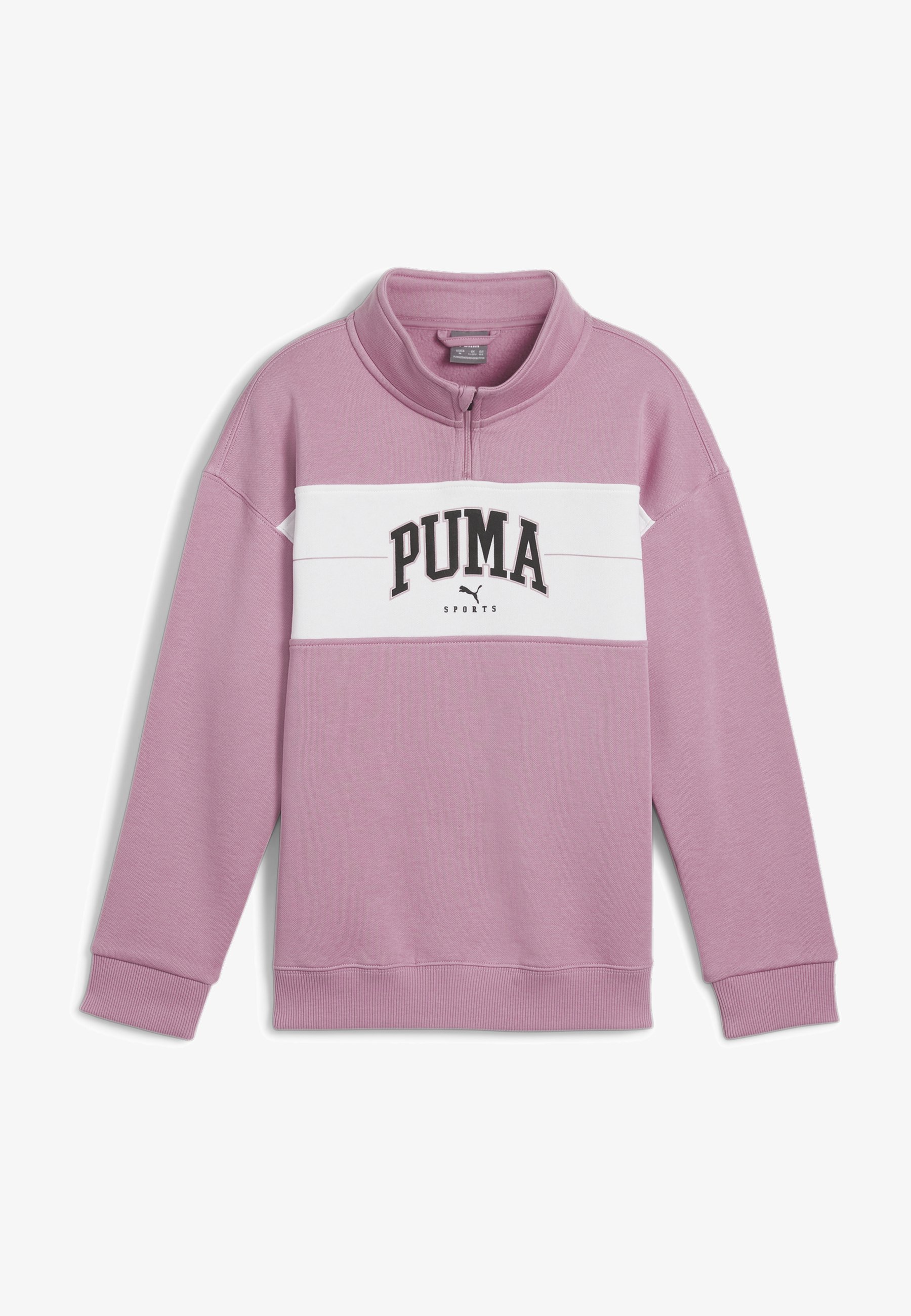 Puma SQUAD HALF-ZIP Sweatshirt mauved out/light pink Zalando