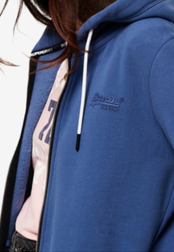 Acheter Bleu royal moyen - Superdry Cooper Tonal Logo 100% Cotton Sweat-shirt à capuche from Luxembourg