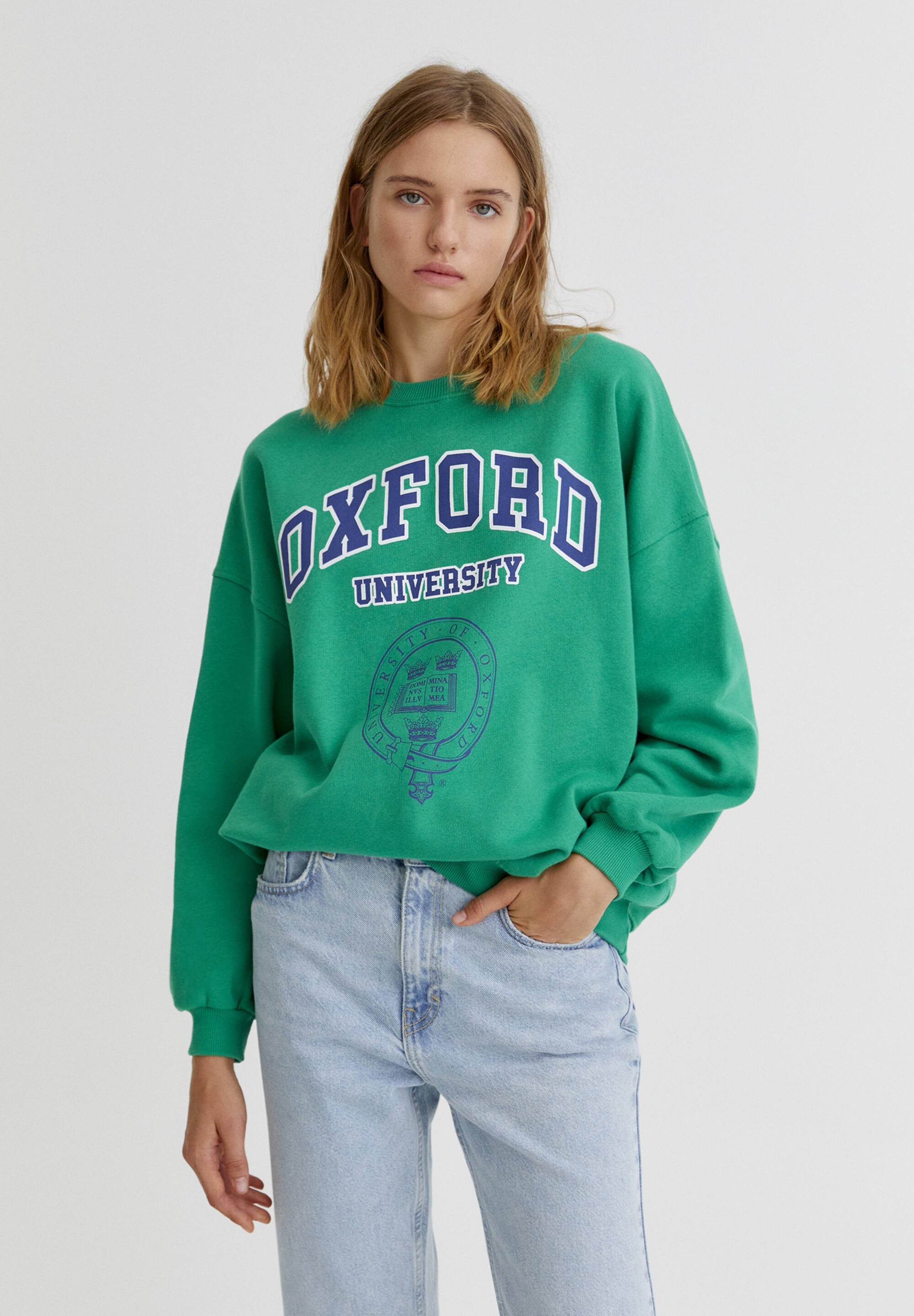 pull and bear green sweater