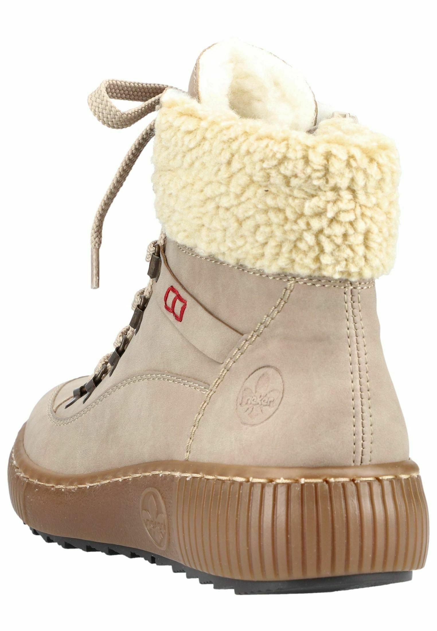Rieker Enkellaarsjes met plateauzool - congo beige/grijs - Zalando.nl