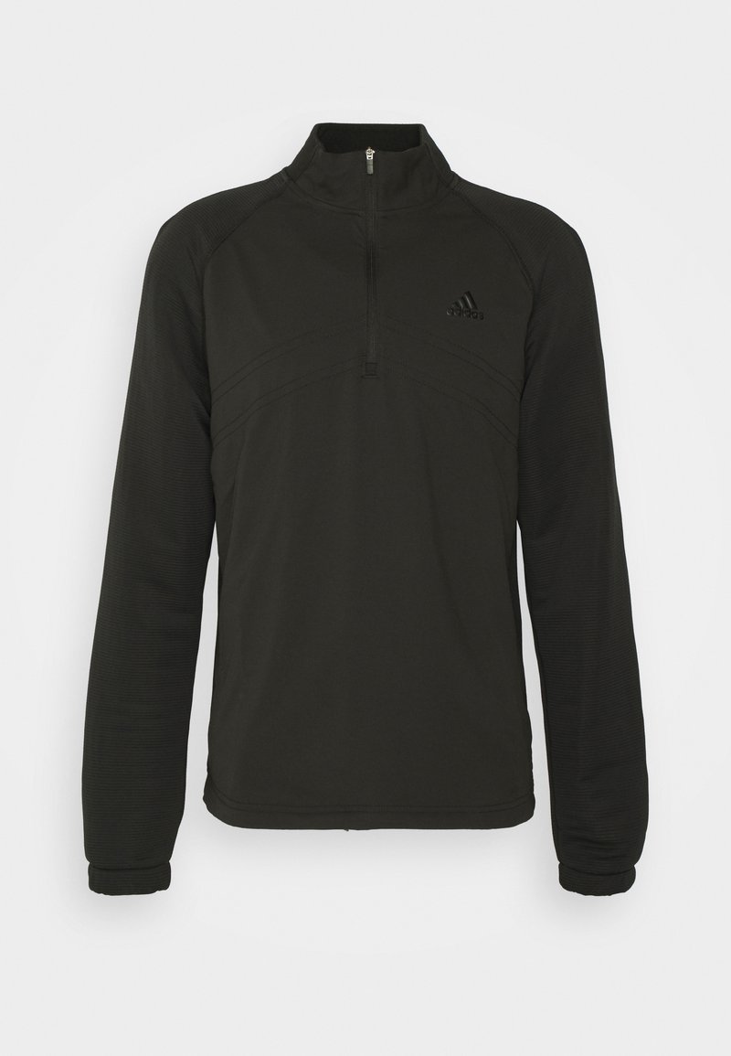 adidas Golf QUARTER ZIP - Sweatshirt - black/noir - ZALANDO.FR