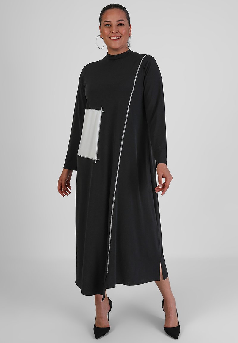 Modanisa CREW NECK ALIA - Freizeitkleid - black