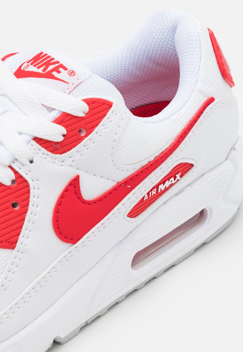 Nike Sportswear Air Max 90 Sc Sneakers White University Red Grey Fog Vit Zalando Se