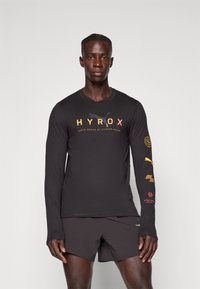 Puma HYROX RUN CLOUDSPUN TEE - Longsleeve - black