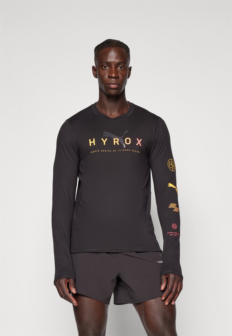 Puma HYROX RUN CLOUDSPUN TEE - Longsleeve - black
