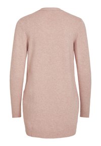 VILA VIRIL OPEN NOOS - Chaqueta de punto - misty rose melange