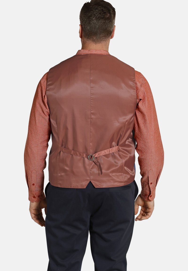 Herren Leichte Jacken | Charles Colby Weste blau gemustert/blau - CH72905 Herren Leichte Jacken | Charles Colby Weste blau gemustert/blau - CH72905