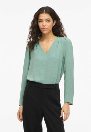 VIRELLA V-AUSSCHNITT - Bluza - blue surf