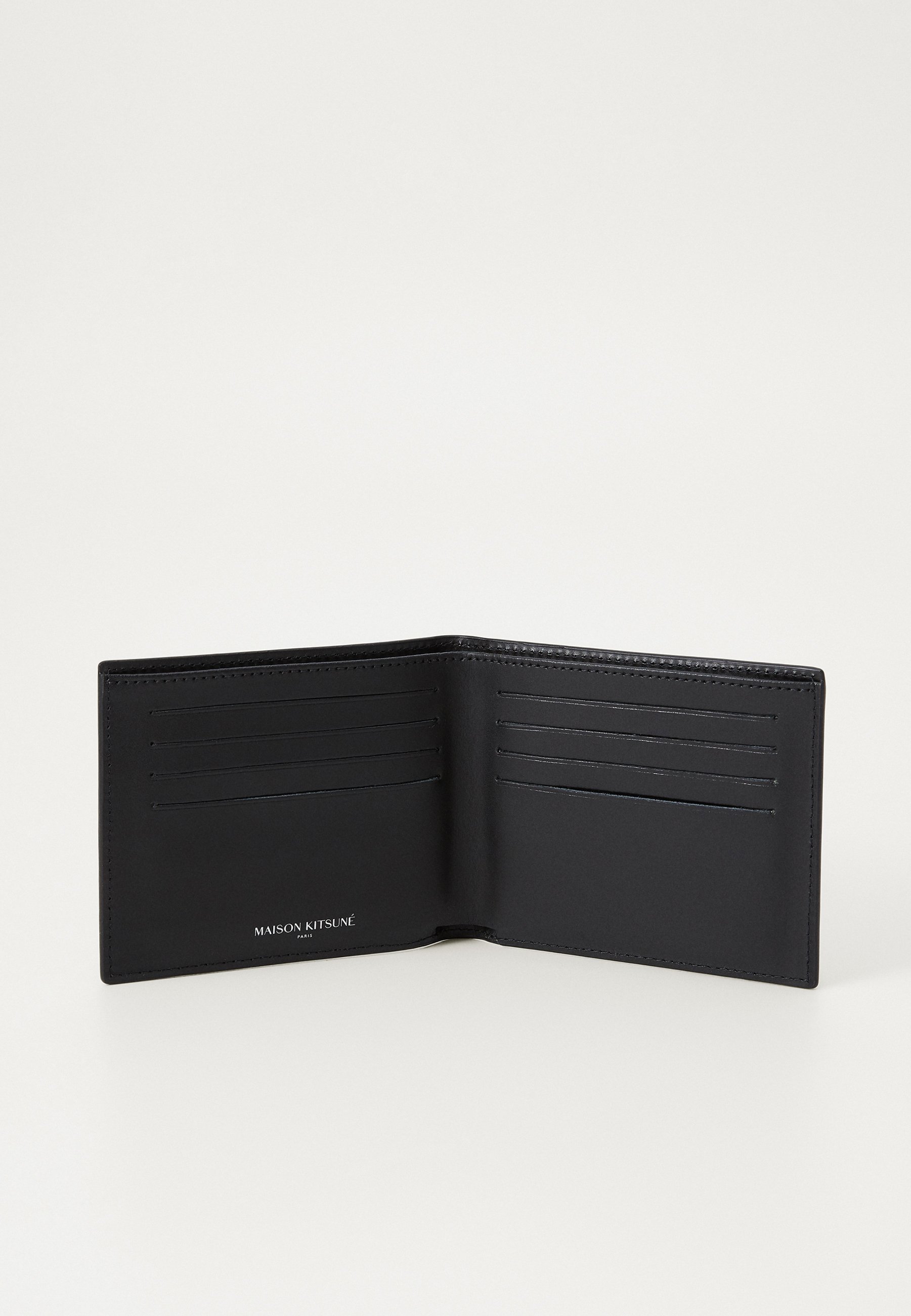 Maison Kitsuné FESTIVE BIFOLD WALLET UNISEX - Wallet - black/dark