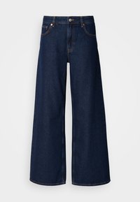 Široke nogavice - dark blue worn in