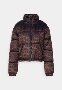LOGO JACKET - Žieminė striukė - fantasy brown