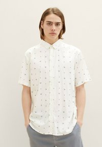 TOM TAILOR DENIM - GEMUSTERTES - Shirt - white navy tennis print Thumbnail Image 1