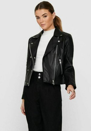 Chaqueta de cuero - black