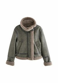 Next PETITE FIT - LINED FUNNEL NECK AVIATOR - Talvejope - charcoal grey