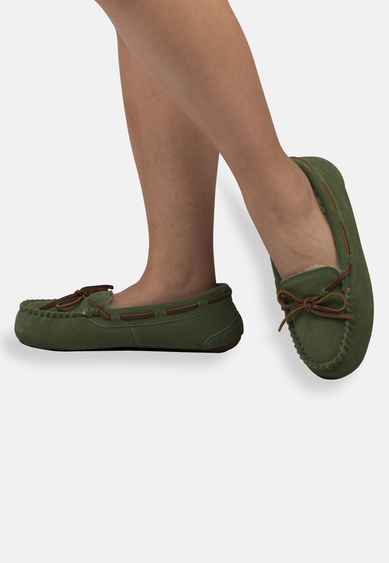 AUS WOOLI AUSTRALIA Boat shoes olivegreen/green Zalando.co.uk