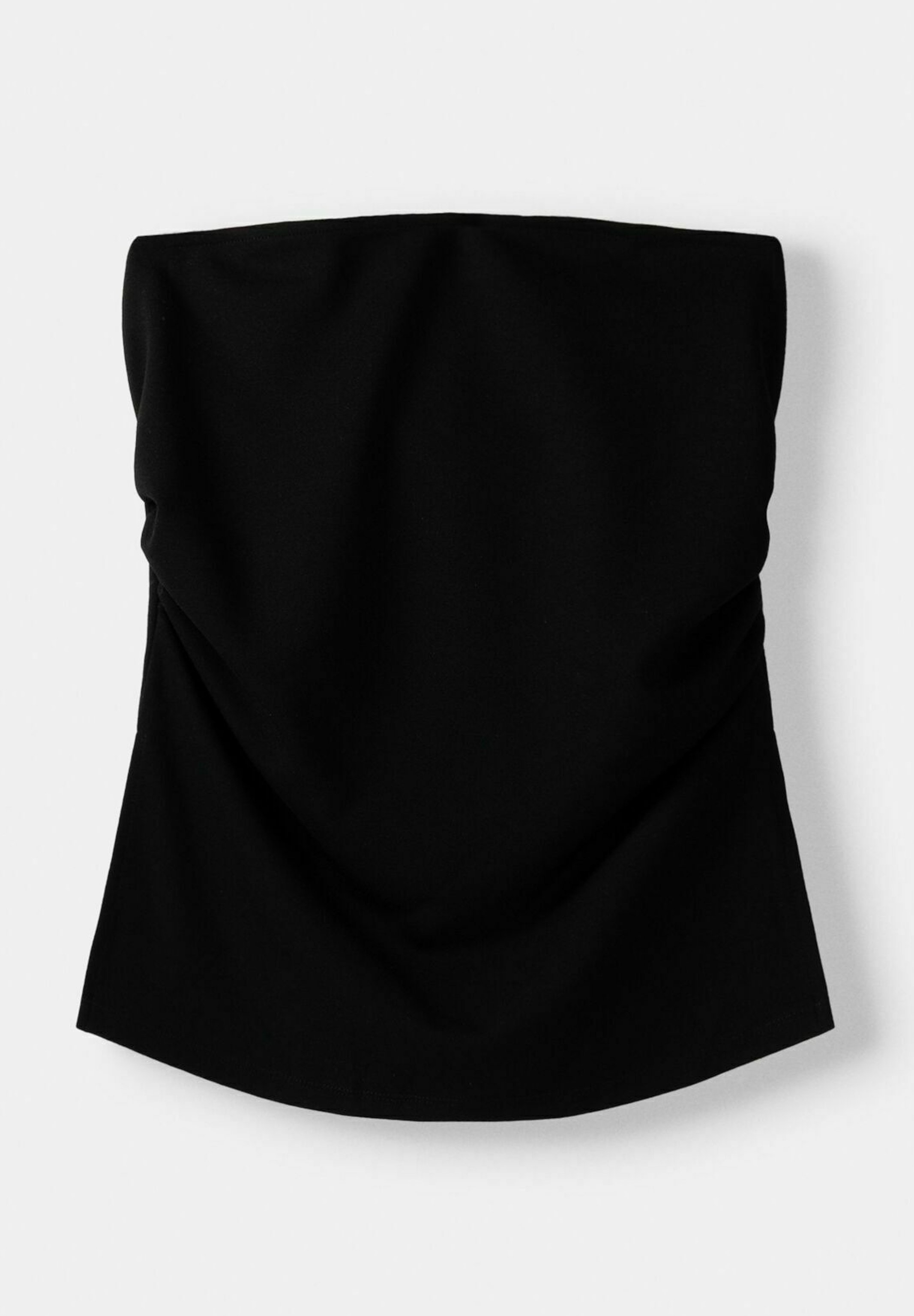 Black bandeau top