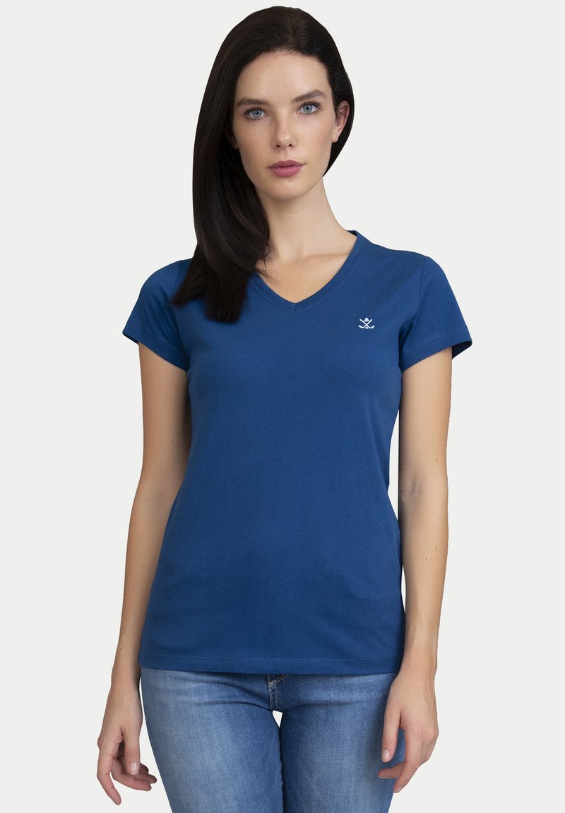 Damen T-Shirts | Sir Raymond Tailor T-Shirt basic marine/blau - TN91849 Damen T-Shirts | Sir Raymond Tailor T-Shirt basic marine/blau - TN91849