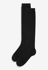 TWO PACK - Zeķes līdz ceļgaliem - black