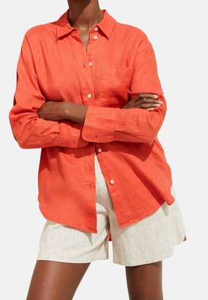 Overhemdblouse - orange