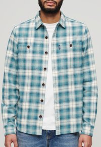 Superdry & Co Overhemd - blue check