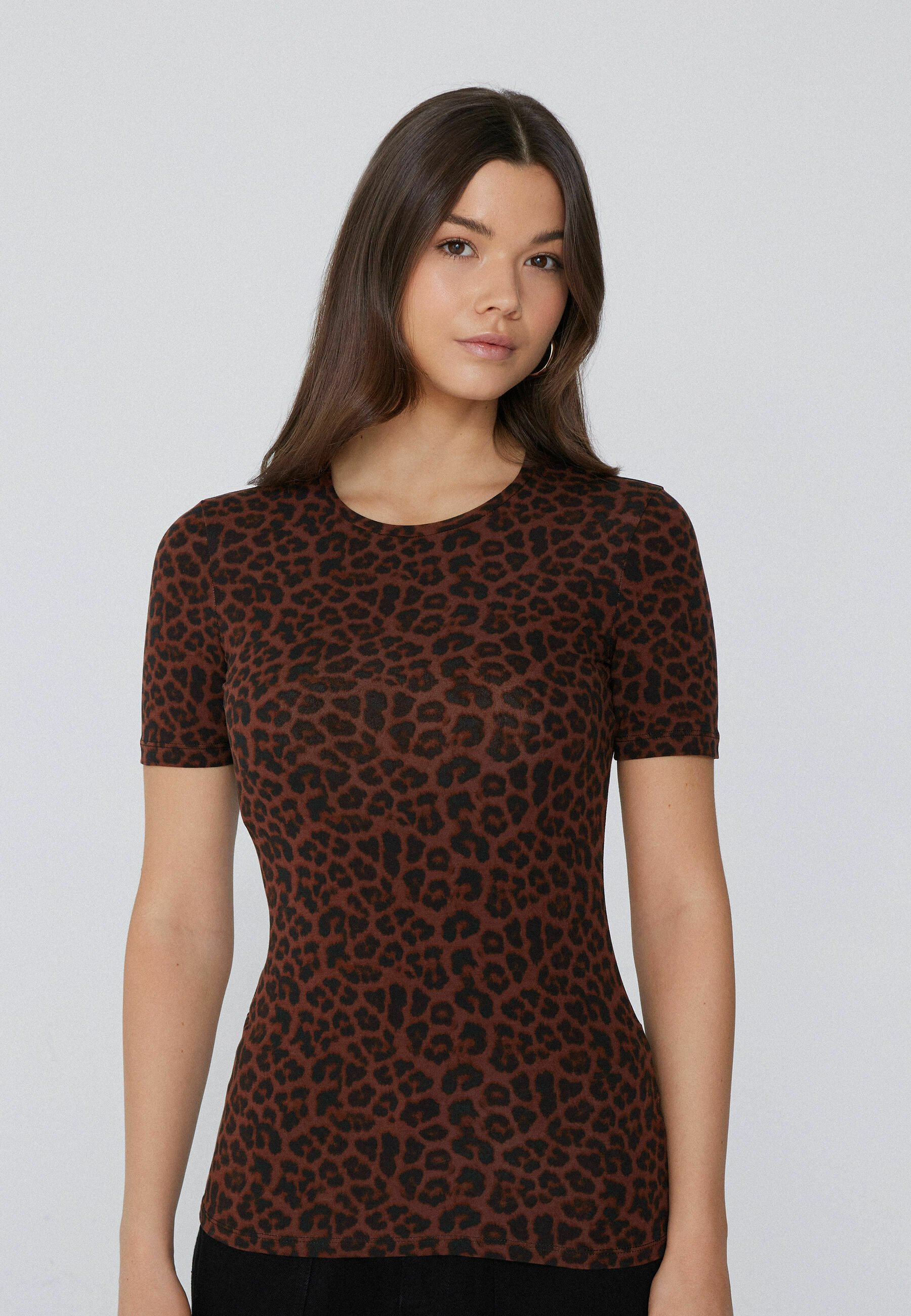 Tezenis RUNDHALS - T-shirt con stampa - Brown/marrone chiaro - Zalando