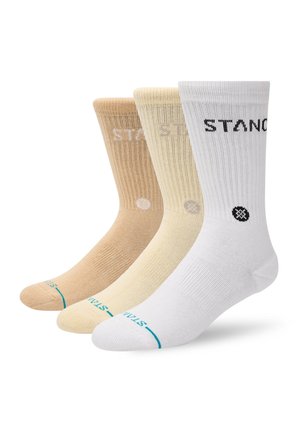 Stance, ORIGIN 3 PACK UNISEX - Strømper - cream/beige/light brown