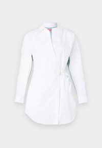 DELPHIDEN - Shirt dress - white