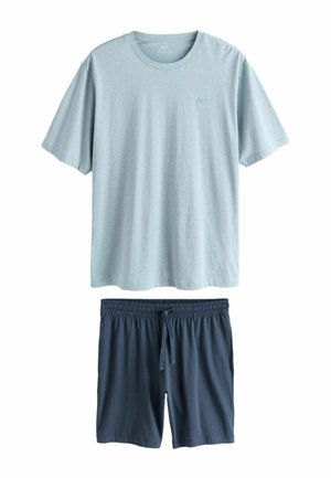 REGULAR FIT - STRIPE SHORT SLEEVE - Nachtwäsche Set - blue
