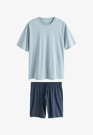 Next, REGULAR FIT - STRIPE SHORT SLEEVE PYJAMAS SET . - Pyjama set - blue