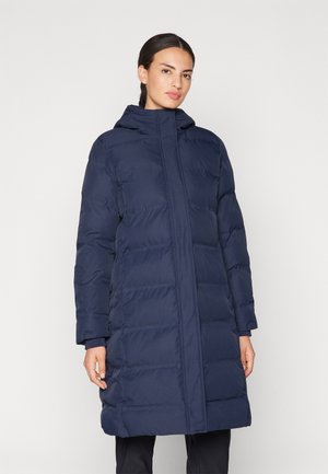 WOMAN COAT FIX HOOD - Wintermantel - black/blue